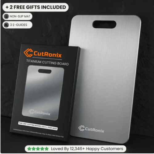 Cutronix®  Titanium Cutting Board